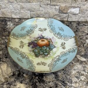 Vintage Lusterware 1940s‎ L M Royal Halsey Very Fine Bone China Saucer